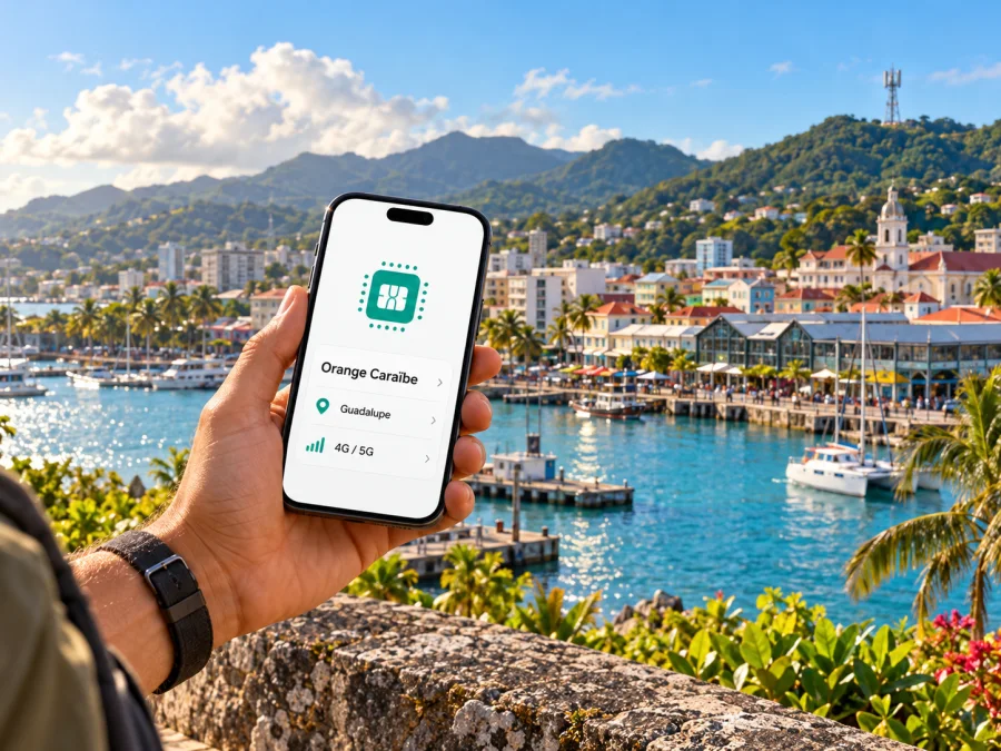 Orange Caraïbe eSIM en Guadalupe: qué saber