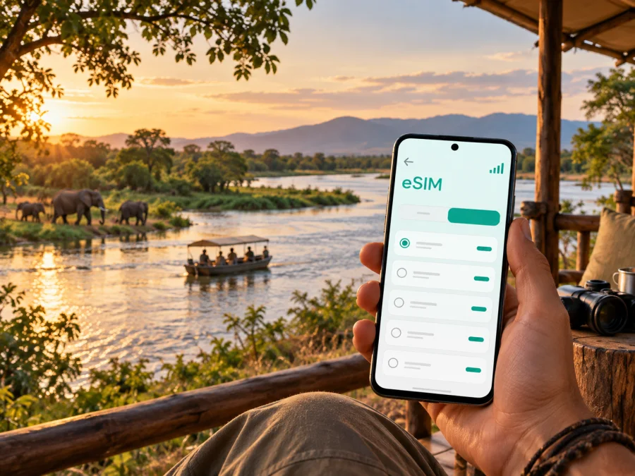 eSIM para Liwonde: internet móvil en Malaui