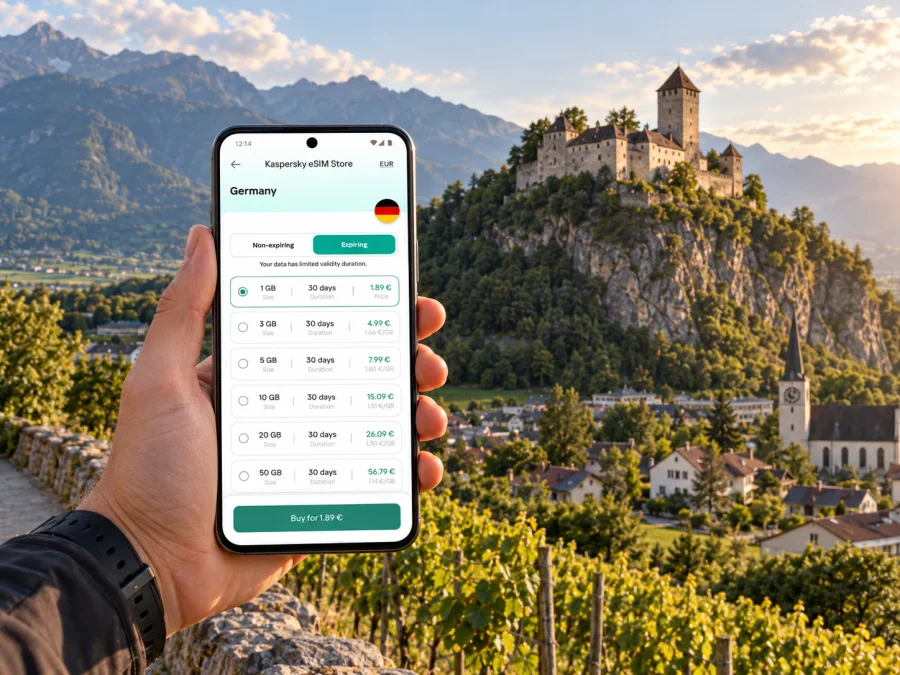 eSIM en Balzers: internet móvil en Liechtenstein