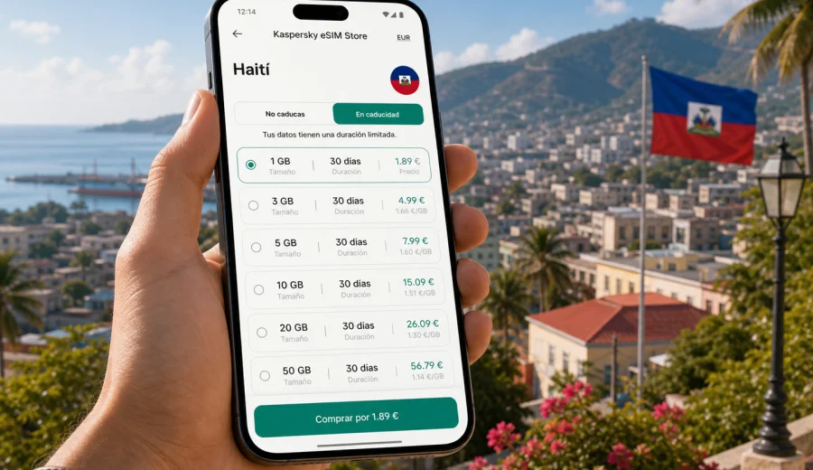 eSIM para Haití: internet móvil de viaje