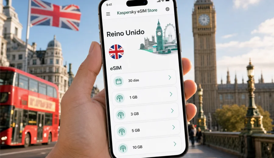 eSIM Reino Unido: conexión móvil e internet