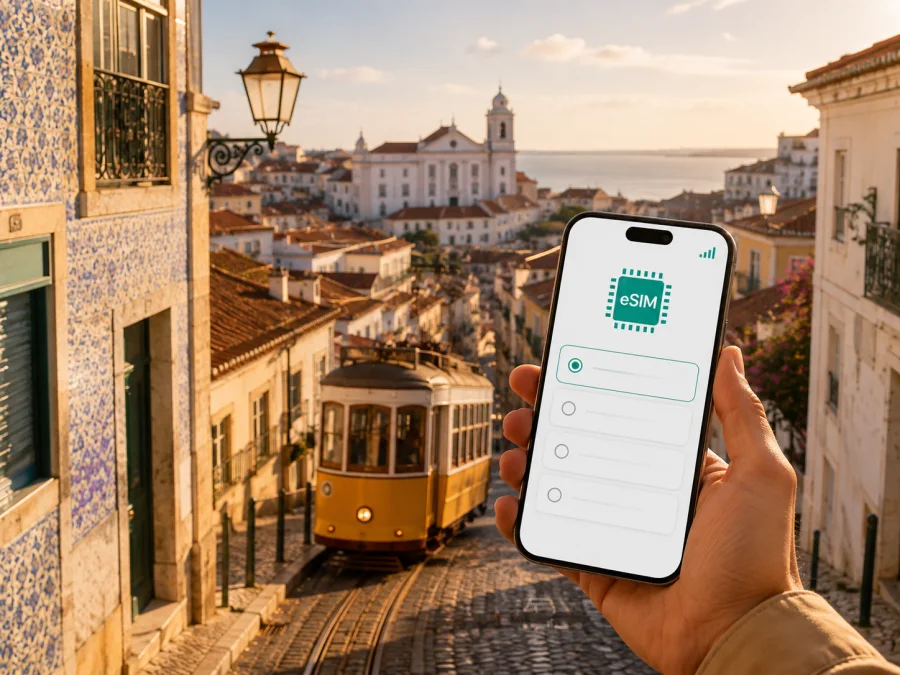 eSIM en Lisboa: internet móvil para su viaje