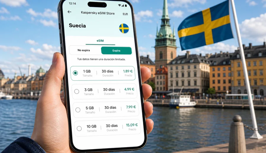 eSIM Suecia: internet móvil para viajar