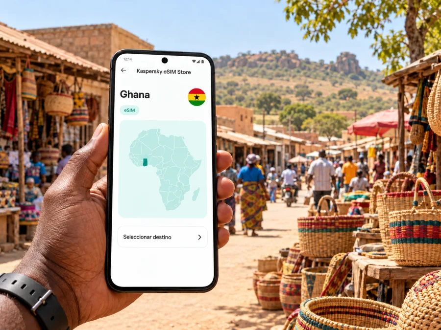 eSIM en Bolgatanga: internet móvil en Ghana