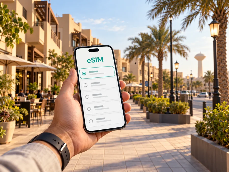 eSIM en Ahmadi: internet móvil en Kuwait