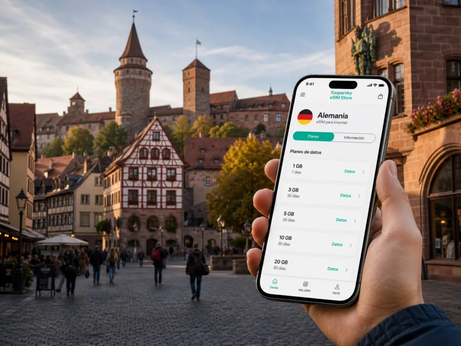 eSIM en Núremberg: internet móvil para viajar