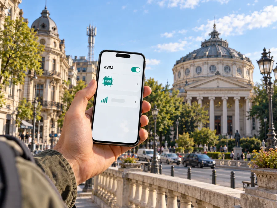 Vodafone eSIM en Rumanía: activación y viaje