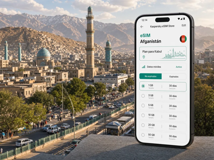 eSIM en Kabul: internet móvil para viajar