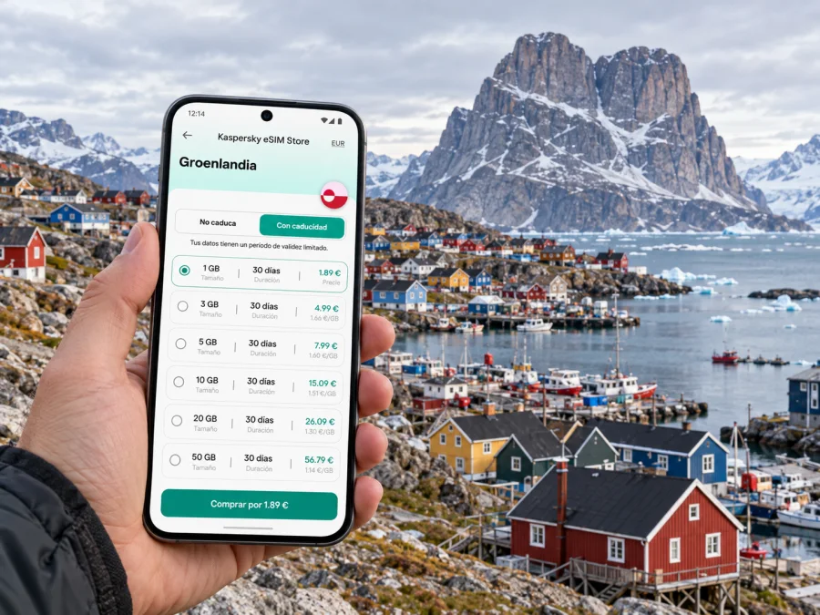 eSIM en Uummannaq: internet móvil en Groenlandia