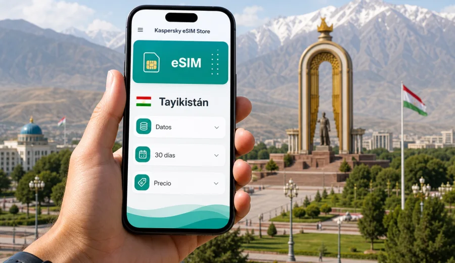 eSIM para Tayikistán: internet móvil de viaje