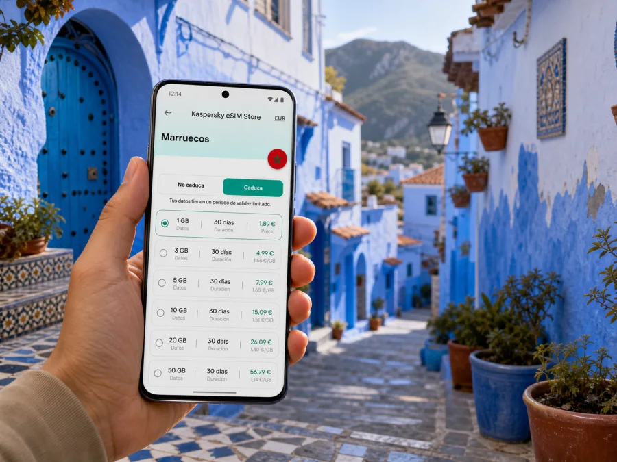 eSIM en Chefchaouen: internet móvil de viaje