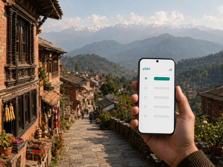 eSIM para Bandipur: internet móvil en Nepal