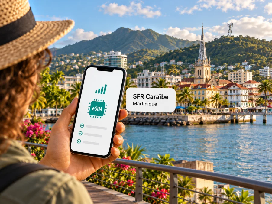 SFR Caraïbe eSIM en Martinica: qué comprobar