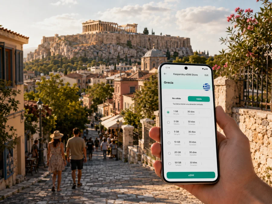 eSIM en Atenas: internet y conexión móvil