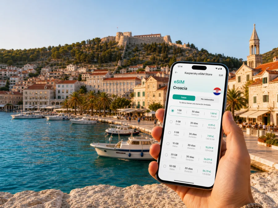 eSIM en Hvar: internet móvil para viajar