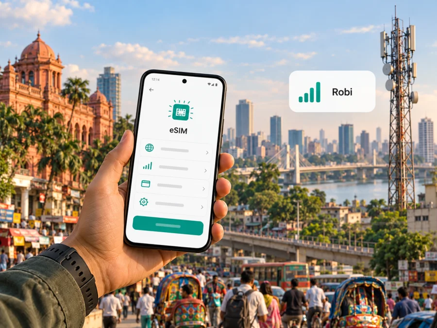 Robi eSIM en Bangladés: qué comprobar
