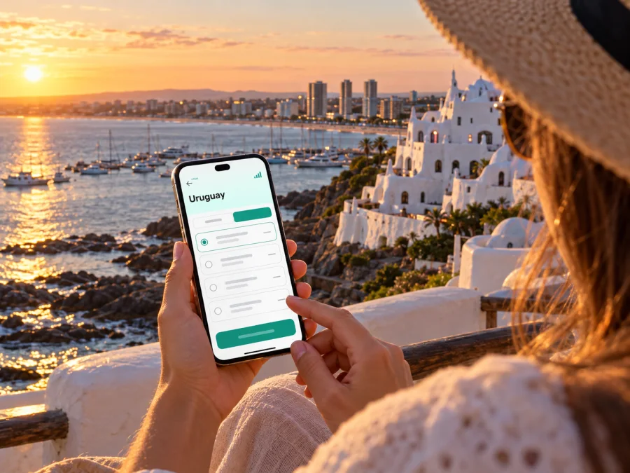 Punta del Este eSIM: internet móvil para su viaje