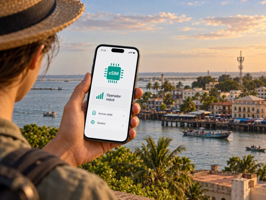 Qcell eSIM en Gambia: activación y cobertura