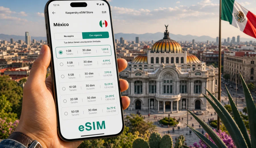 eSIM para México: internet móvil de viaje