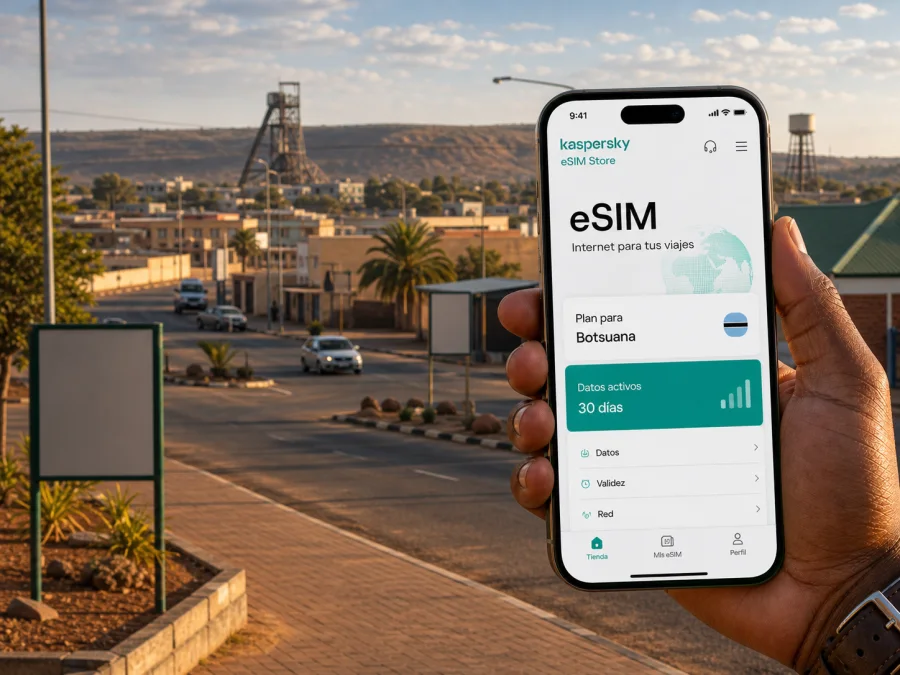 eSIM en Selebi-Phikwe: internet móvil
