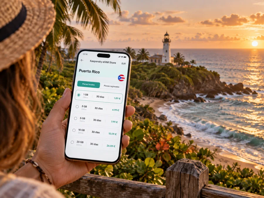 eSIM en Rincón: internet móvil en Puerto Rico