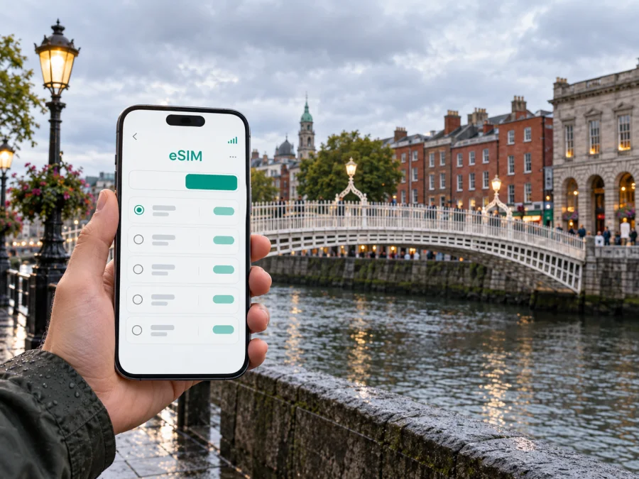eSIM en Dublín: internet móvil para tu viaje