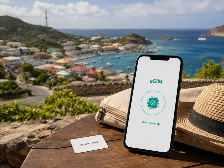 Dauphin Telecom eSIM en San Bartolomé: guía