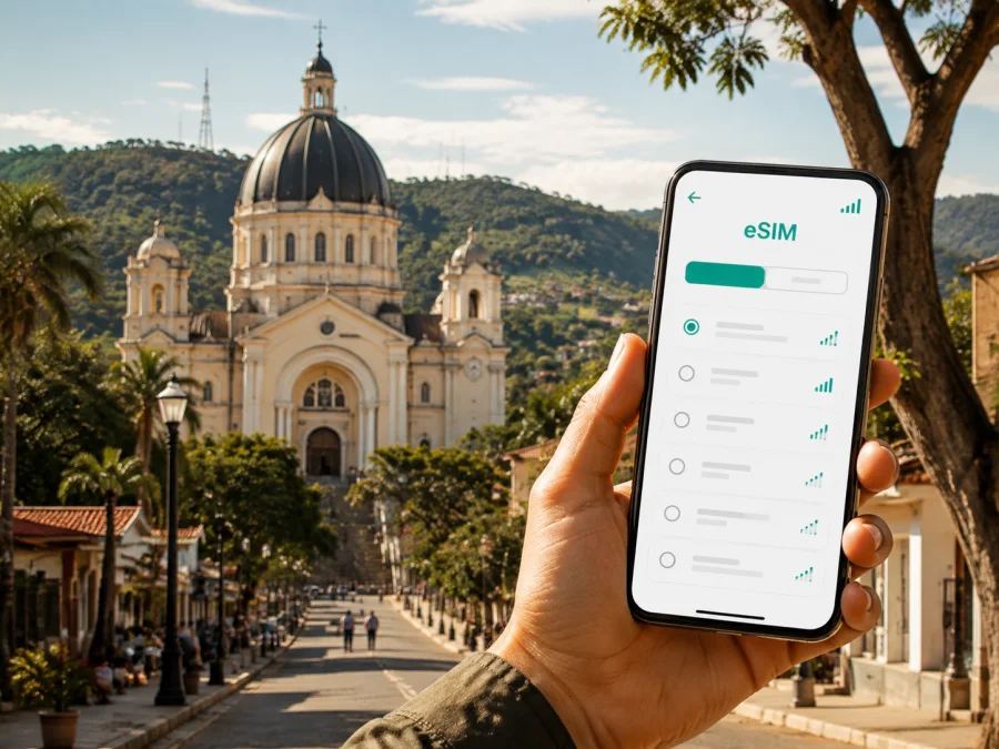 Caacupé con eSIM: internet móvil para su viaje