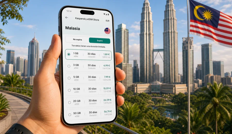 eSIM en Malasia: conexión móvil e internet