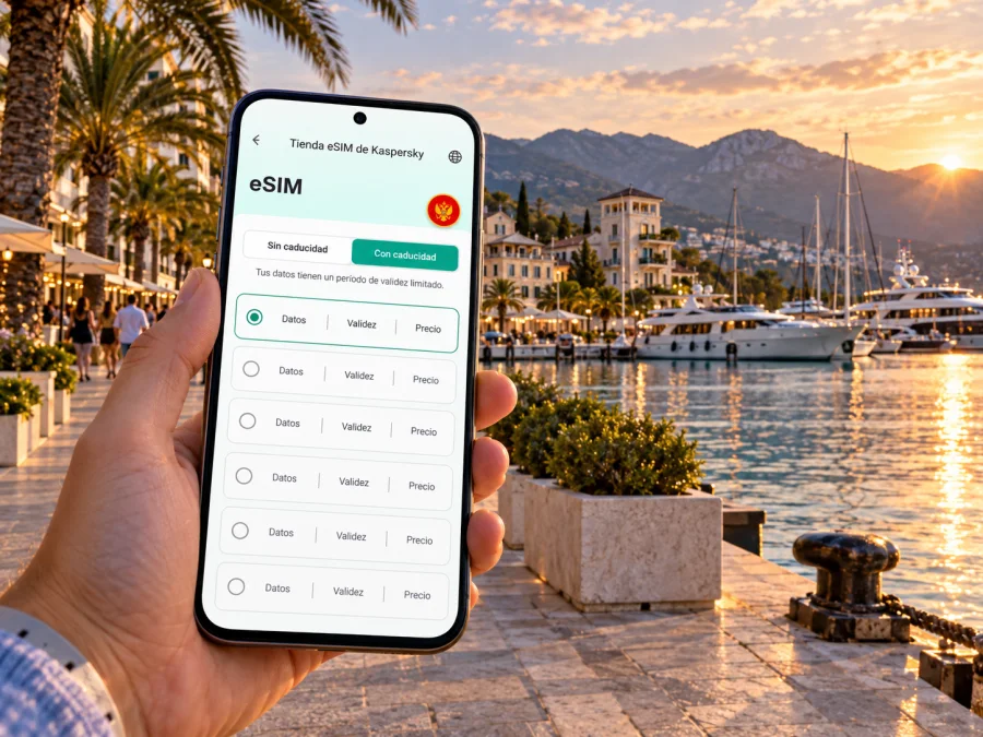 eSIM en Tivat: internet móvil en la República de Montenegro