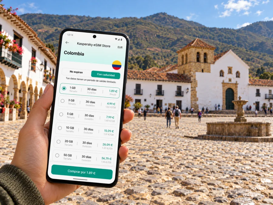 eSIM para Villa de Leyva: internet móvil en Colombia