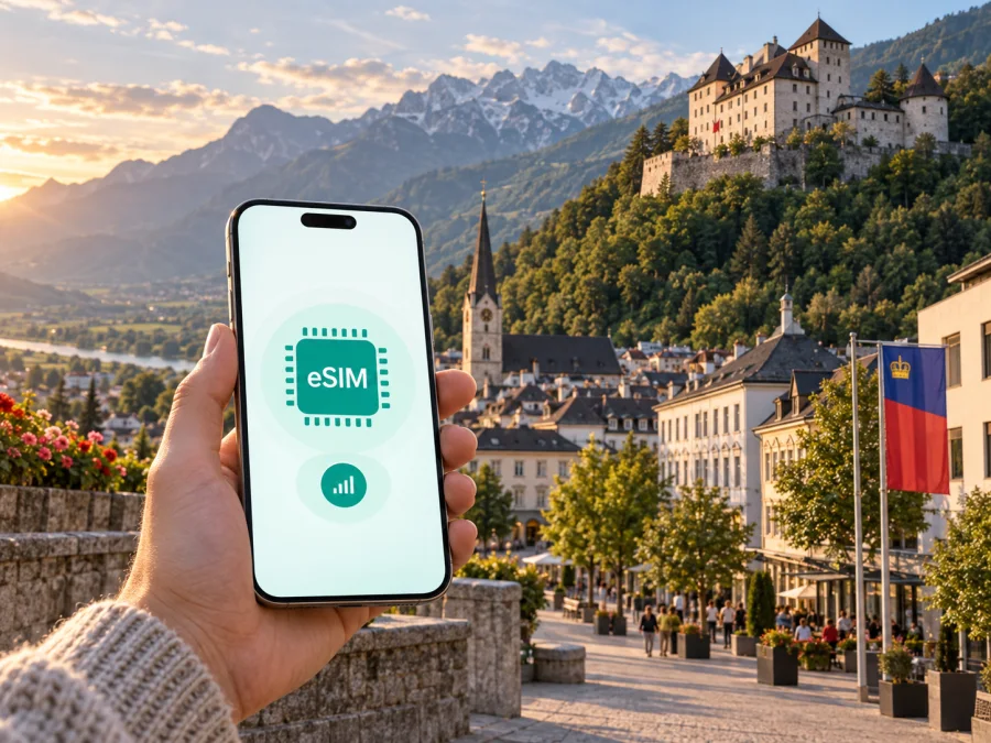 eSIM para Vaduz: internet móvil en su viaje
