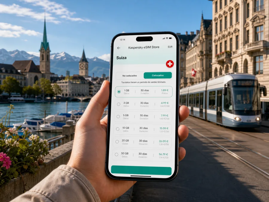 eSIM Zurich: internet y conexión móvil