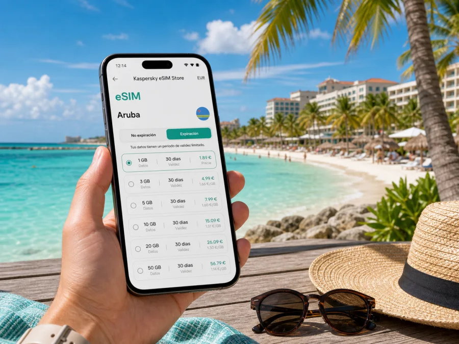 eSIM en Palm Beach: internet móvil en Aruba