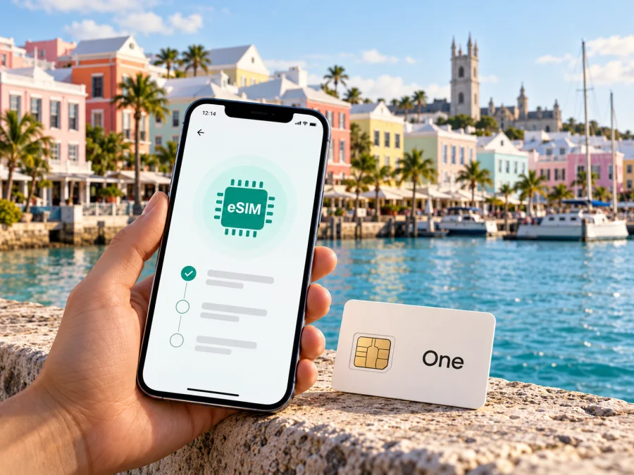 One eSIM en Bermudas: qué comprobar