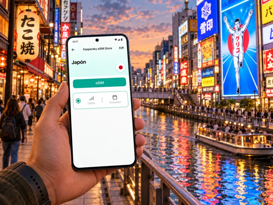eSIM para Osaka: internet móvil en Japón