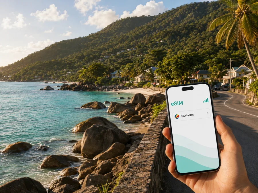 eSIM en Anse Boileau: internet y conexión móvil