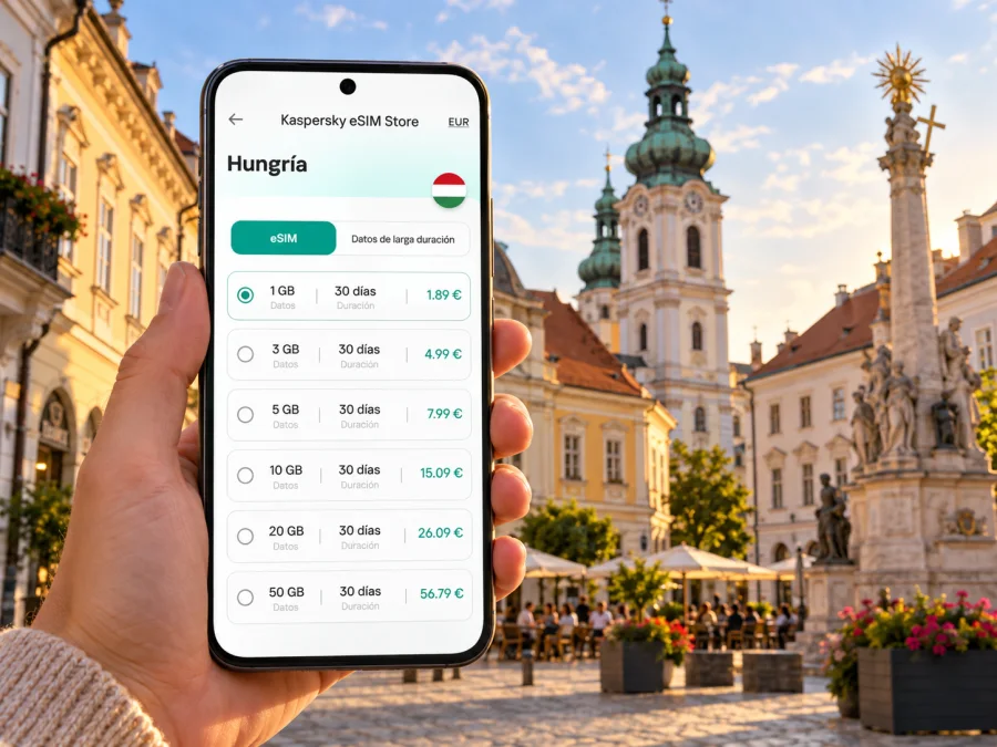 eSIM para Gyor: conexión móvil e internet en Hungría