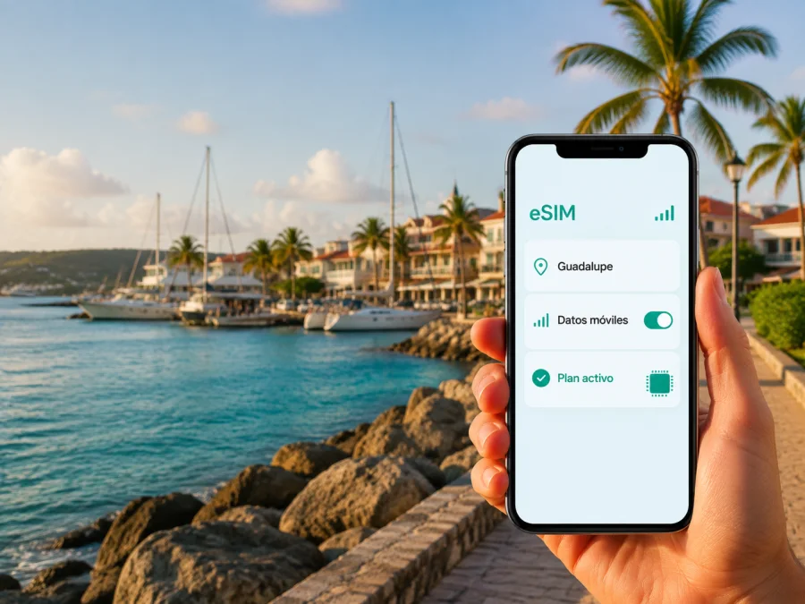 eSIM para Saint-François: internet en Guadalupe