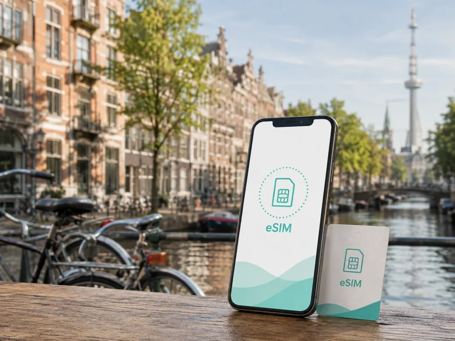 Odido eSIM en Países Bajos: guía de viaje