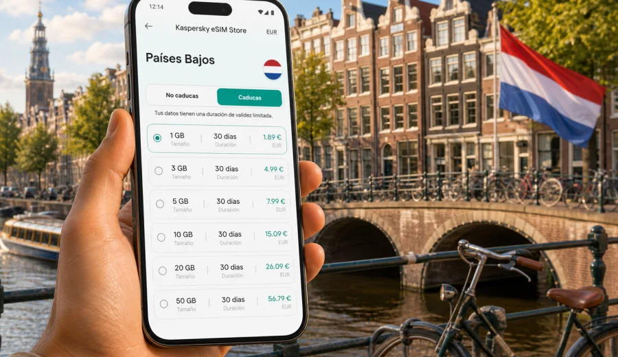 eSIM Países Bajos: internet y conexión móvil