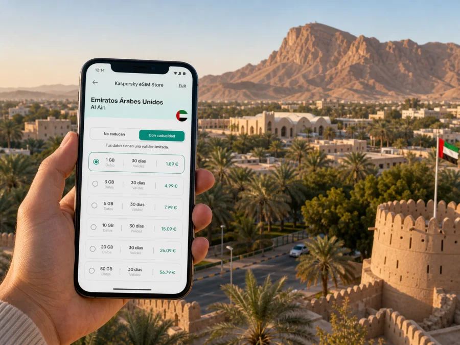 eSIM en Al Ain: internet y conexión móvil