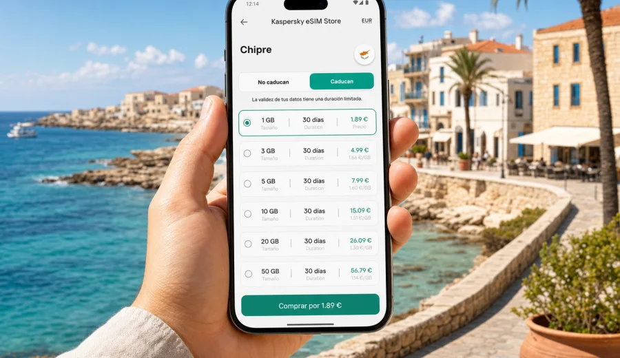eSIM en Chipre: internet móvil para viajar