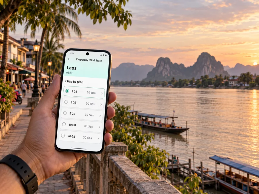 eSIM en Thakhek: conexión móvil e internet en Laos