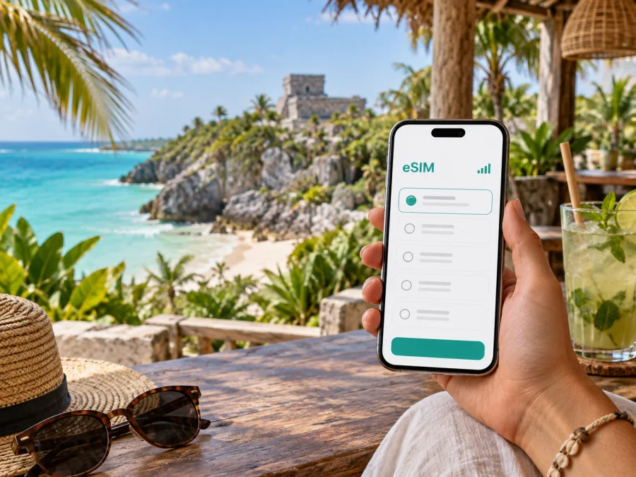 eSIM para Tulum: conexión móvil e internet en México