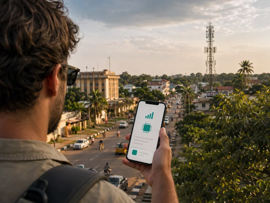 Moov Africa eSIM en República Centroafricana: qué comprobar