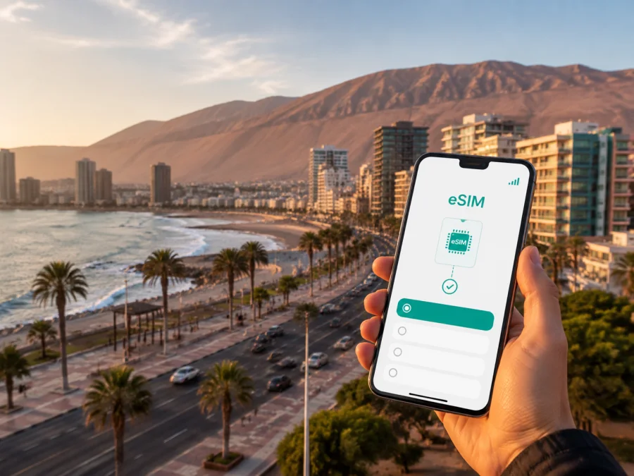 eSIM para Iquique: internet móvil en Chile