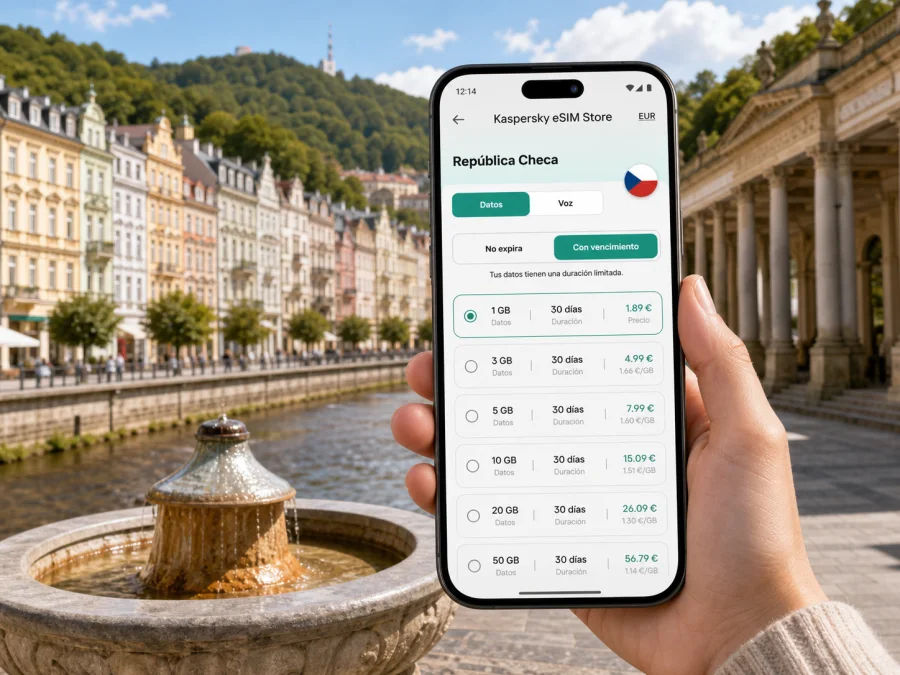 eSIM en Karlovy Vary: internet móvil