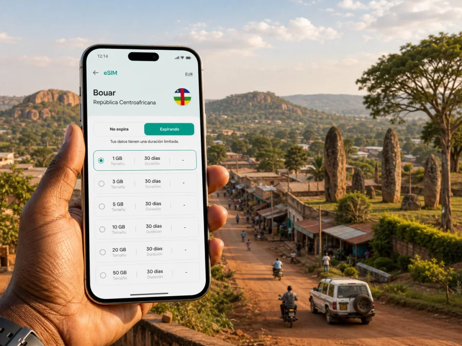 Bouar eSIM: internet móvil para viajar