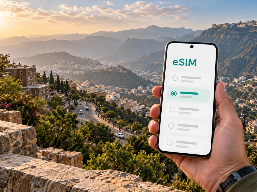 eSIM para Abha: internet móvil en Arabia Saudita